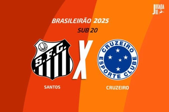 Santos e Cruzeiro duelam pelo Brasileirão Sub-20 - (crédito: Foto: Arte/Jogada10) Santos e Cruzeiro duelam pelo Brasileirão Sub-20 - (crédito: Foto: Arte/Jogada10)