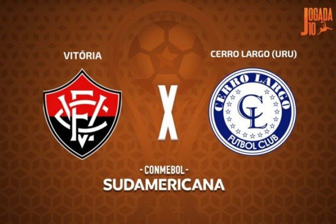 Vitória recebe o Cerro Largo no Barradão nesta quarta-feira (23) - (crédito: Foto: Arte/Jogada10) Vitória recebe o Cerro Largo no Barradão nesta quarta-feira (23) - (crédito: Foto: Arte/Jogada10)