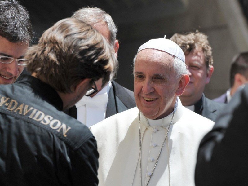 Harley Davidson presenteia papa Francisco com moto -  (crédito: L'Osservatore Romano)