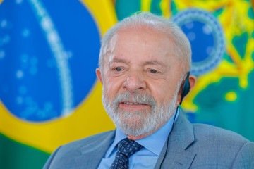 Presidente Lula na cúpula virtual preparatória para a COP30 -  (crédito: Ricardo Stuckert/PR)