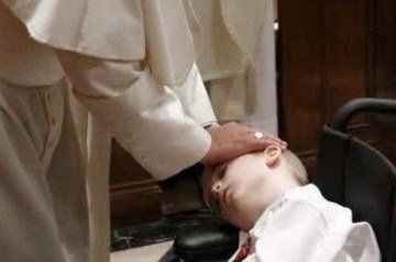 Conall Harvey recebe a bênção do papa: 'Foi o poder da oração' -  (crédito: Arquivo pessoal )