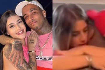 Gato Preto surgem com loira após apanhar de Bia Miranda -  (crédito: Reprodução Instagram)