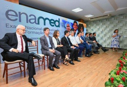 O Enamed é uma prova anual aplicada pela primeira vez em outubro do ano passado, pelo MEC. O objetivo é avaliar a formação médica no Brasil. As notas do Enamed 2025 foram divulgadas na manhã desta segunda-feira (19/1) -  (crédito: gov.br/Divulgação)