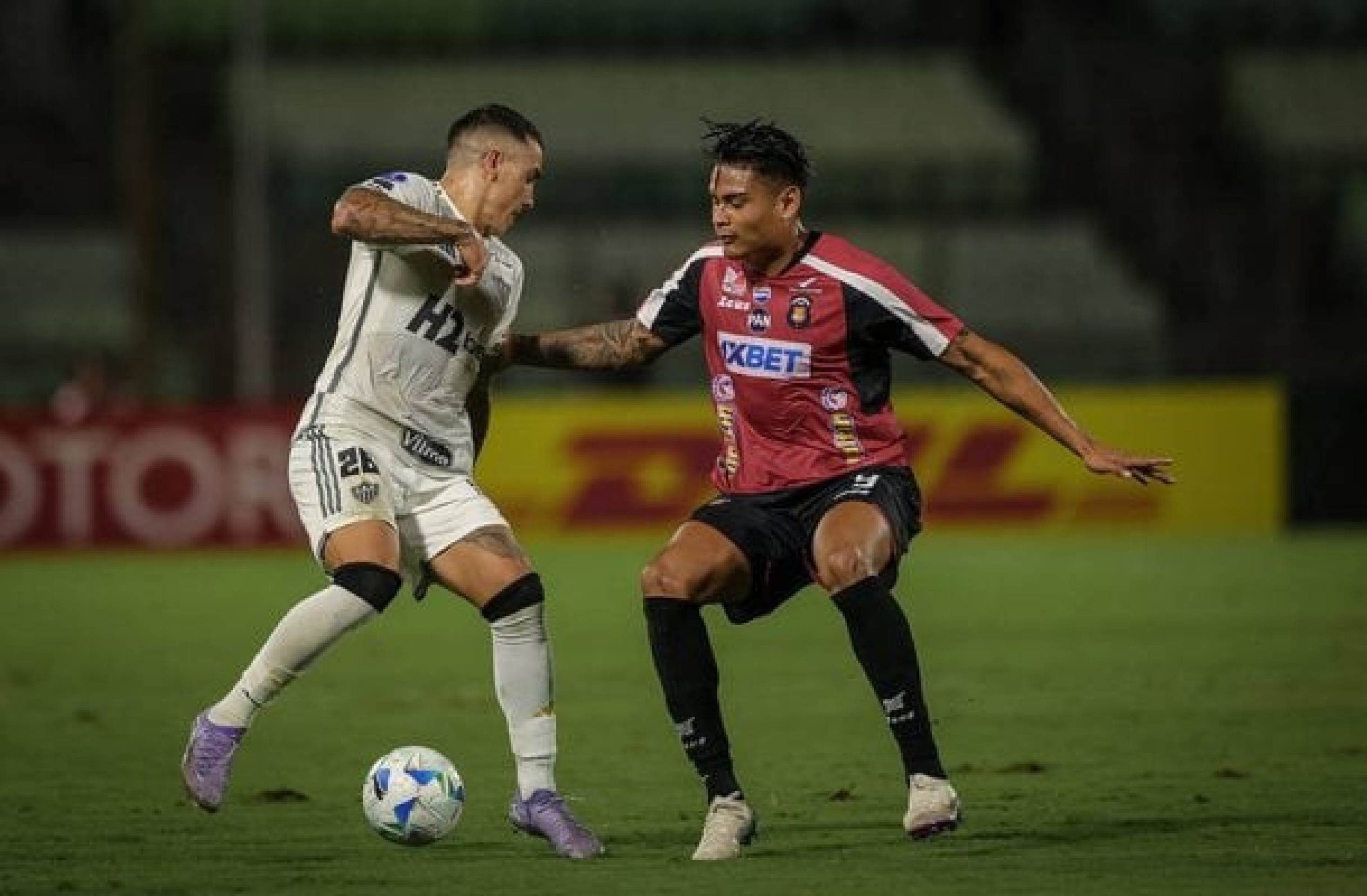 Atlético jogou com um time considerado reserva  -  (crédito: Foto: Pedro Souza/Atlético)