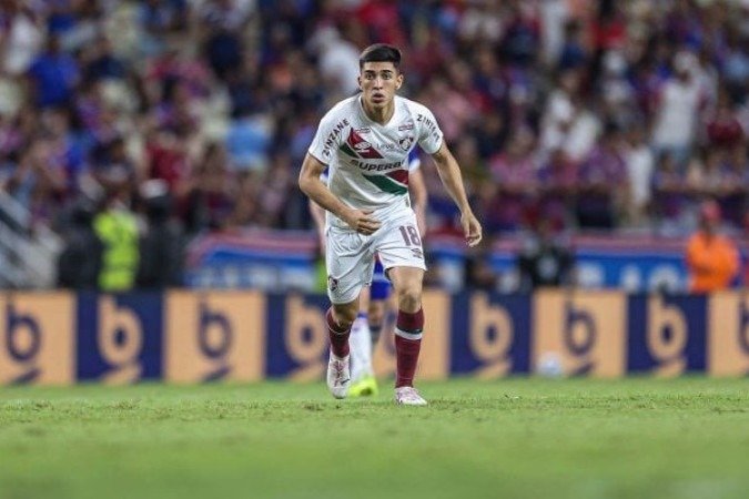 LEZCANO - Fez sua estreia como titular e não correspondeu. Errou muitos passes e acabou sendo substituído por Lavega aos 25 minutos do segundo tempo. NOTA 3,0 - Foto: MARCELO GONÇALVES / FLUMINENSE F.C.