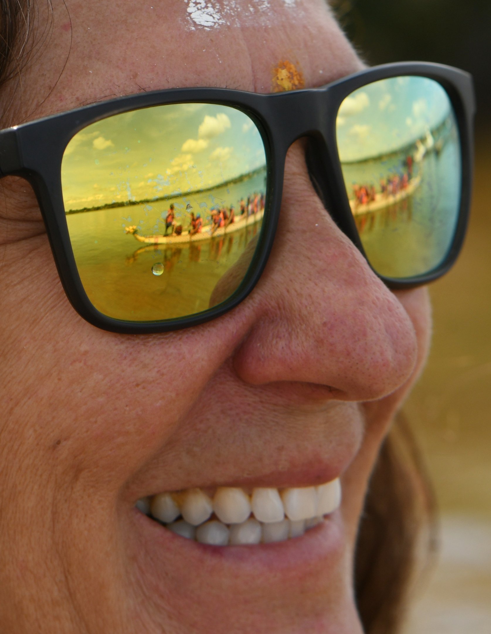  24/04/2025. Ed Alves CB/DA Press. Cidades. Mulheres Sobreviventes do Câncer de Mama, praticam canoagem estilo Dragon Boat. Na foto, Larissa Lima. 