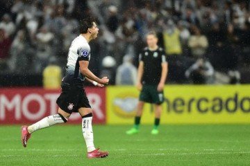 Romero fez o gol da vitória do Corinthians sobre o Racing-URU -  (crédito: - Foto: Divulgação / Conmebol)