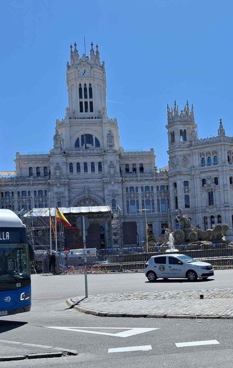 Prédio dos Antigos Correios de Madri: há 18 anos transformado em sede da prefeitura de Madri