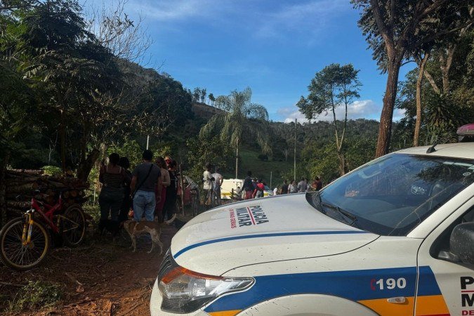 Polícia Militar atendeu a ocorrência na tarde desta quinta-feira (24/4) - (crédito: PMMG/Divulgação) Polícia Militar atendeu a ocorrência na tarde desta quinta-feira (24/4) - (crédito: PMMG/Divulgação)