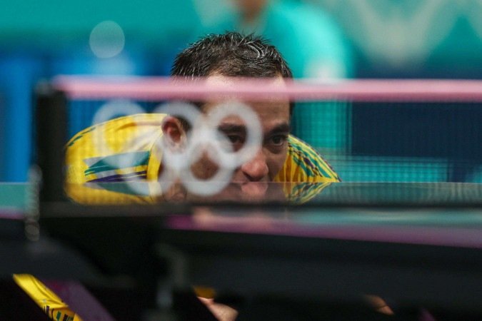 Hugo Calderano não esconde que o maior sonho é a medalha nos Jogos Olímpicos. Ele disputou Rio-2016, Tóquio-2020, Paris-2024 e mira LA-2028 - (crédito: Abelardo Mendes Jr./@abelardomendesjr) Hugo Calderano não esconde que o maior sonho é a medalha nos Jogos Olímpicos. Ele disputou Rio-2016, Tóquio-2020, Paris-2024 e mira LA-2028 - (crédito: Abelardo Mendes Jr./@abelardomendesjr)
