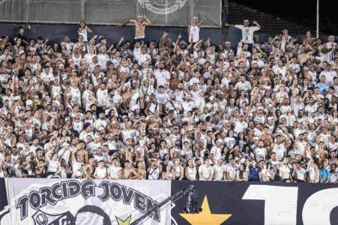 Diretoria estuda mudar partida da Vila Belmiro para o Morumbis -  (crédito: Foto: Raul Baretta/ Santos FC.)