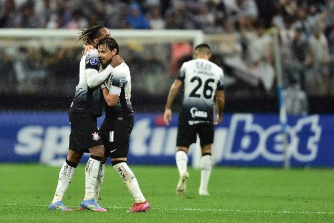 Romero marcou o gol da vitória do Corinthians -  (crédito: Foto: Divulgação / Conmebol)