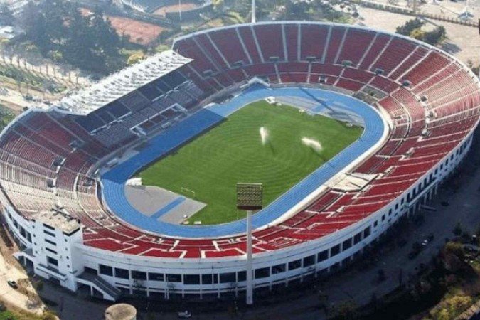 Estadio Nacional do Chile, onde ocorrerá o jogo entre Palestino e Cruzeiro - (crédito: Foto: Divulgação) Estadio Nacional do Chile, onde ocorrerá o jogo entre Palestino e Cruzeiro - (crédito: Foto: Divulgação)