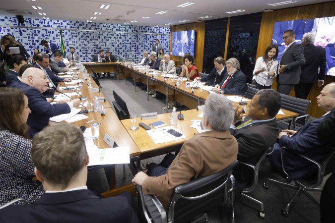 Segundo Motta, o Colégio de Líderes decidiu adiar a avaliação da urgência do projeto da anistia aos golpistas - (crédito: Marina Ramos / Câmara dos Deputados) Segundo Motta, o Colégio de Líderes decidiu adiar a avaliação da urgência do projeto da anistia aos golpistas - (crédito: Marina Ramos / Câmara dos Deputados)