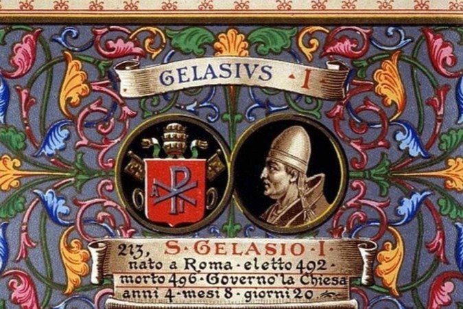 Papa Vitor, que era nascido na Tunísia, em ilustração de domínio público, de autoria desconhecida, publicada pela primeira vez em 1842 - (crédito: Domínio Público) Papa Vitor, que era nascido na Tunísia, em ilustração de domínio público, de autoria desconhecida, publicada pela primeira vez em 1842 - (crédito: Domínio Público)