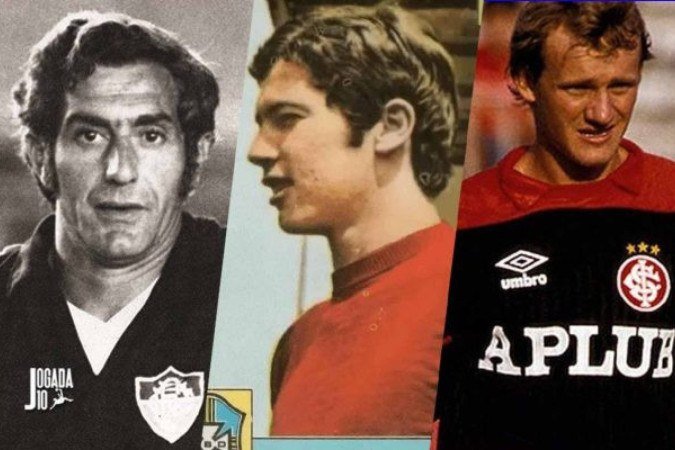 Félix, Leão e Taffarel, três grandes goleiros que defenderam com sucesso o Brasil - (crédito: Fotos: Arquivo Fluminense, Public Domain / commons.wikimedia.org e Reprodução) Félix, Leão e Taffarel, três grandes goleiros que defenderam com sucesso o Brasil - (crédito: Fotos: Arquivo Fluminense, Public Domain / commons.wikimedia.org e Reprodução)