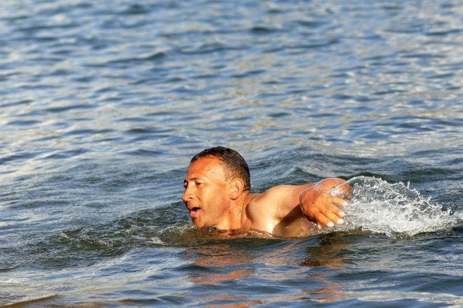  25/04/2025. Crédito: Minervino Júnior/CB/D.A Press. Brasil.  Brasilia - DF. Aumento nos casos de afogamento no Lago Paranoá. Elton Pereira