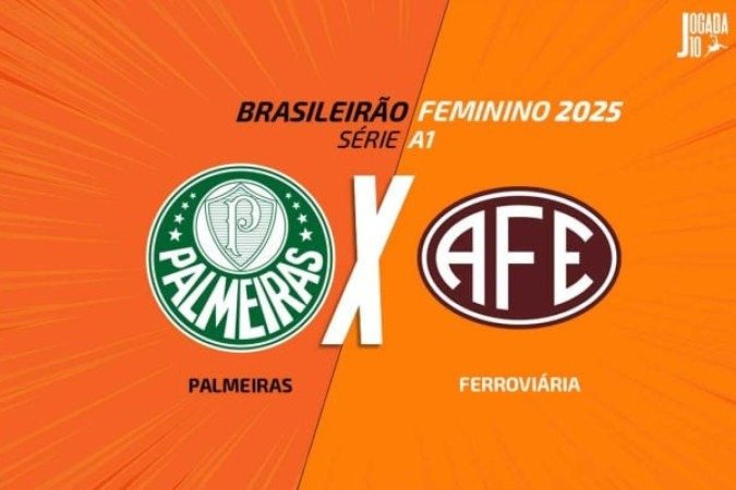 Disputa pela liderança entre Palmeiras e Ferroviária acontece neste sábado (26), em Barueri - (crédito: Foto: Arte/Jogada10) Disputa pela liderança entre Palmeiras e Ferroviária acontece neste sábado (26), em Barueri - (crédito: Foto: Arte/Jogada10)