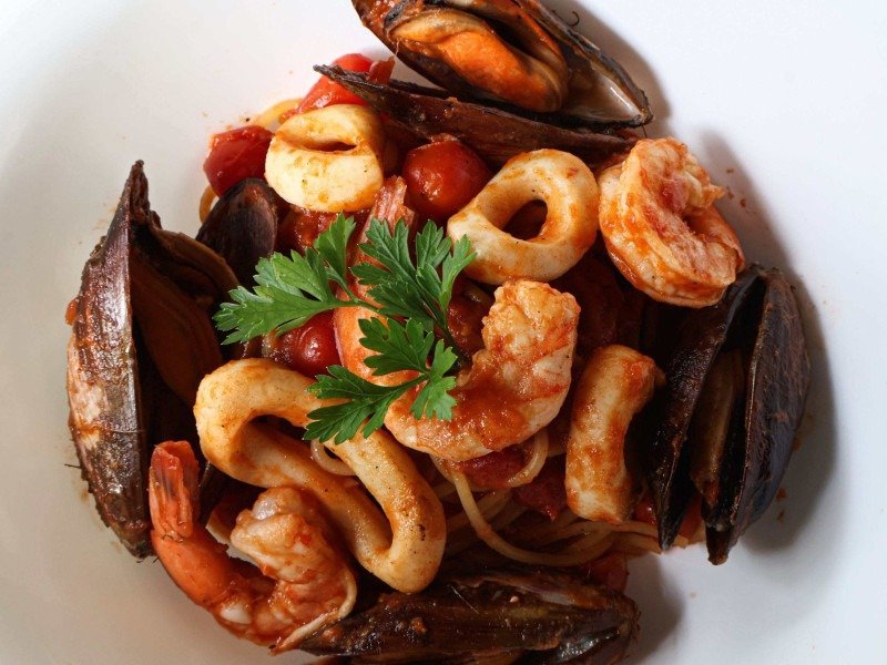 Frutti di mare, do restaurante Vittoria d'Italia -  (crédito: Bruna Gaston/CB/D.A Press)