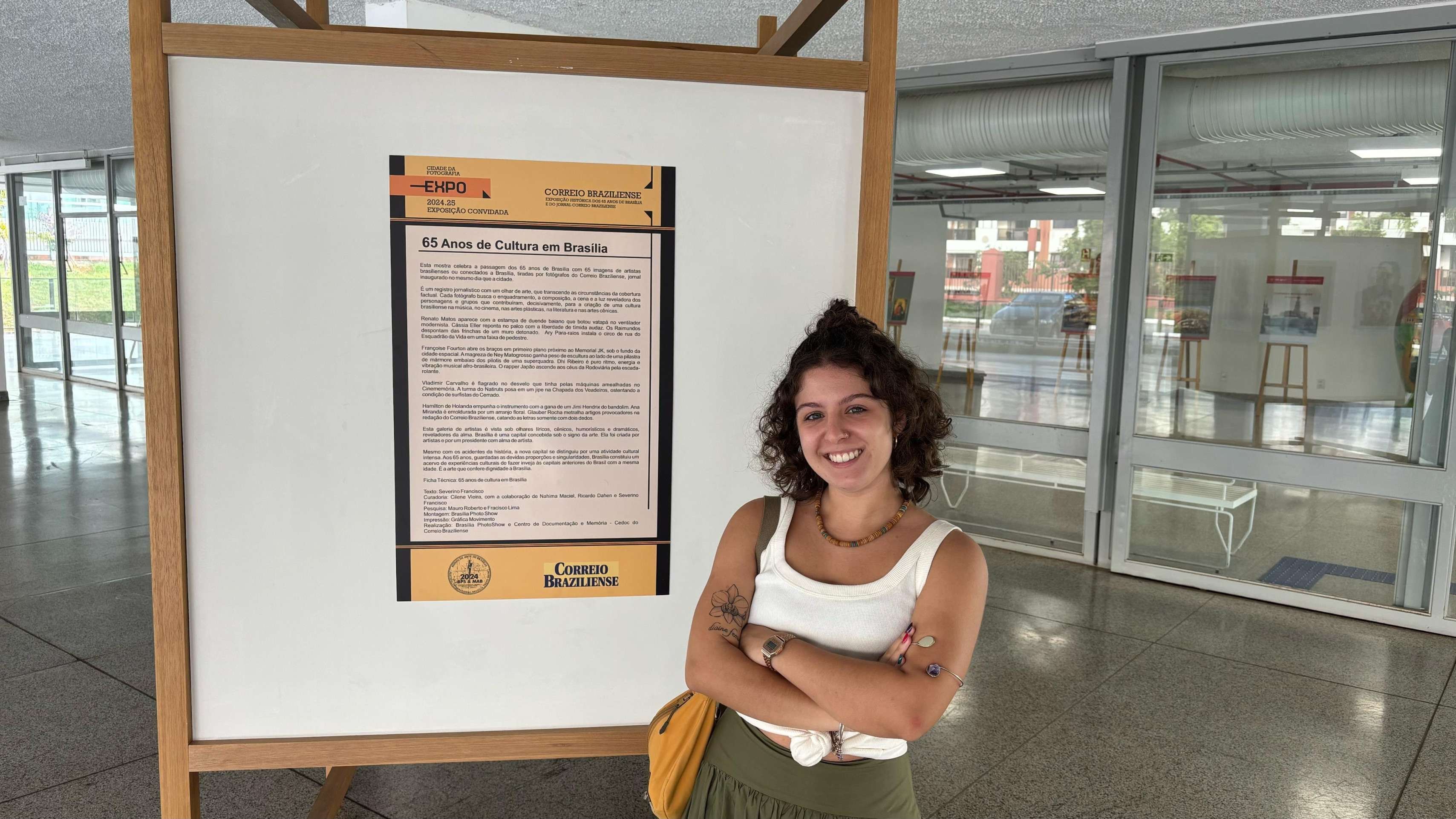 A estudante de jornalismo da UFTGS, Júlia Hope, disse que, como não é daqui, esperar conhecer um pouco mais das personalidades da capital