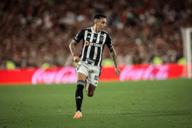 FAUSTO VERA  -  Substituiu Alan Franco no intervalo. Teve o mÃ©rito de dar o passe para Rony no lance do pÃªnalti. Chegou com qualidade no ataque algumas vezes   - NOTA  6,5    - Foto: Pedro Souza / AtlÃ©tico