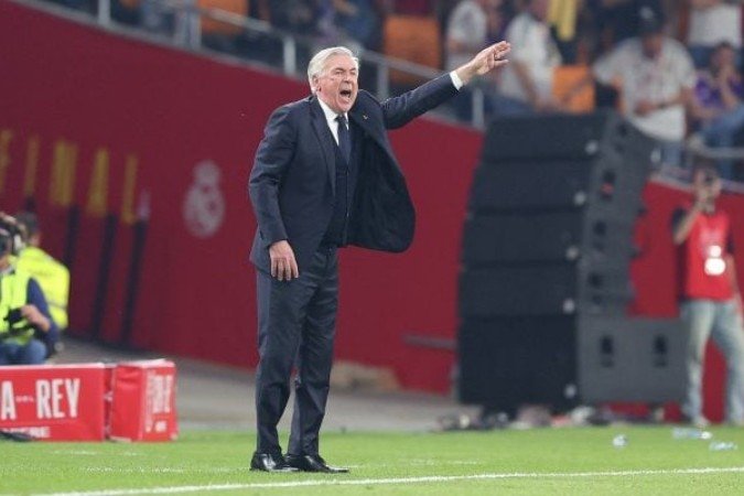 Emissário acompanha final da Copa do Rei e CBF acelera negociações para fechar com Ancelotti - (crédito: Foto: Fran Santiago/Getty Images) Emissário acompanha final da Copa do Rei e CBF acelera negociações para fechar com Ancelotti - (crédito: Foto: Fran Santiago/Getty Images)