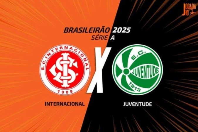 Internacional e Juventude fazem um clássico gaúcho pelo Brasileirão - (crédito: Foto: Arte Jogada10) Internacional e Juventude fazem um clássico gaúcho pelo Brasileirão - (crédito: Foto: Arte Jogada10)