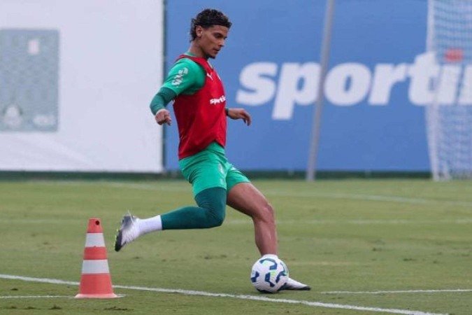 Richard Rios treina após ser poupado e deve jogar contra o Bahia - (crédito: Cesar Greco/Palmeiras) Richard Rios treina após ser poupado e deve jogar contra o Bahia - (crédito: Cesar Greco/Palmeiras)