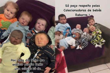 Nane Reborns pede respeito às colecionadoras de bebês reborn -  (crédito: Reprodução/Instagram)