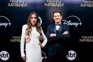 Celso Portiolli e Patrícia Abravanel apresentadores do Prêmio Imprensa 2025 -  (crédito: Arquivo)