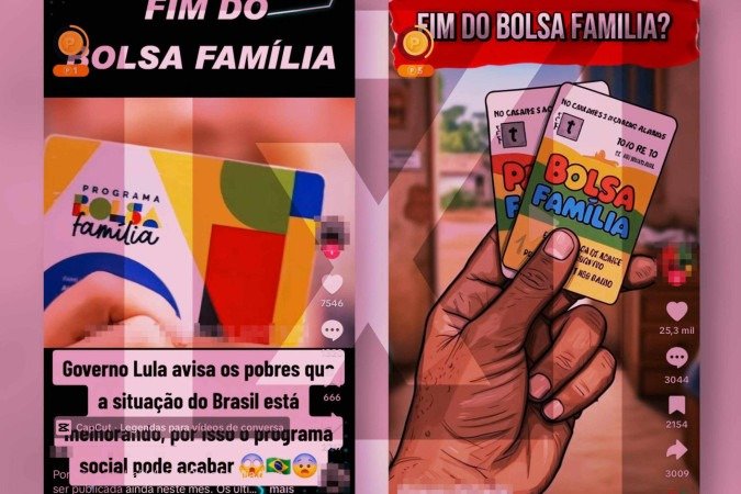Conteúdo que informa sobre fim do Bolsa Família é enganoso - (crédito: Reprodução/Comprova) Conteúdo que informa sobre fim do Bolsa Família é enganoso - (crédito: Reprodução/Comprova)