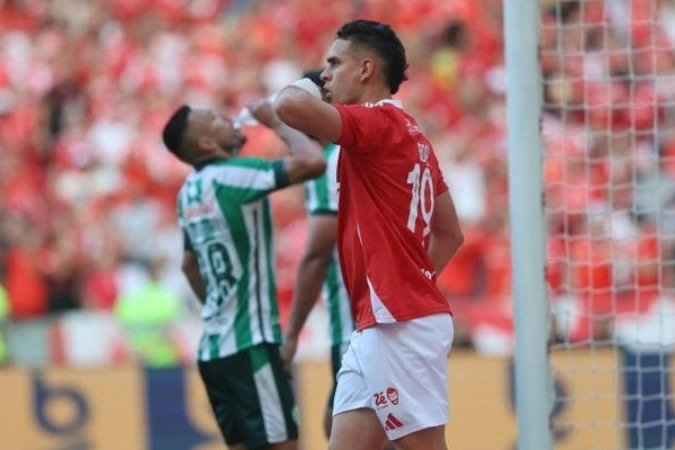 Suposta lesão muscular de Borré se torna motivo de preocupação para o Inter - (crédito: Foto: Divulgação / SCI) Suposta lesão muscular de Borré se torna motivo de preocupação para o Inter - (crédito: Foto: Divulgação / SCI)