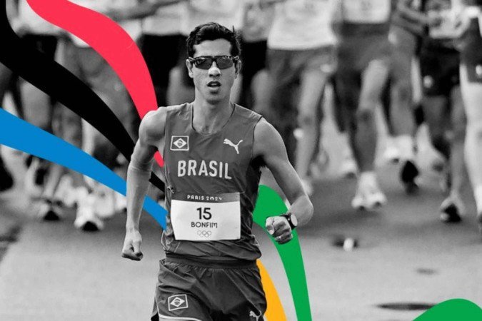 Medalhista de prata da marcha atlética em Paris-2024, Caio Bonfim é cria do atletismo  -  (crédito: COB/Divulgação)