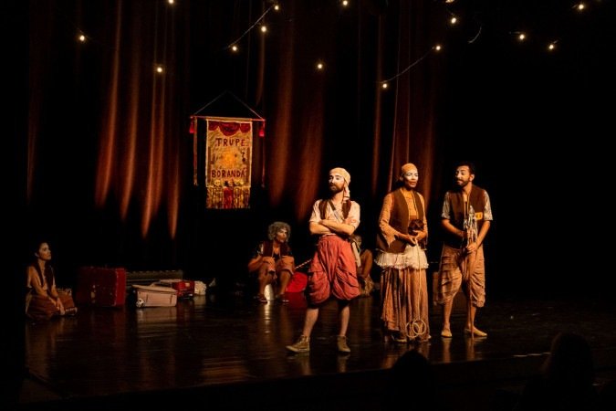 Trupe Borandá no Festival de Teatro de Bolso de 2024 - (crédito: Arquivo) Trupe Borandá no Festival de Teatro de Bolso de 2024 - (crédito: Arquivo)