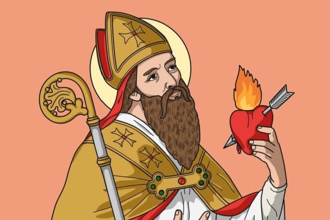 Santo Agostinho é lembrado como o Santo Agostinho é lembrado como o