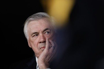 Carlo Ancelotti  comandará a Seleção Brasileira  -  (crédito: OSCAR DEL POZO / AFP)
