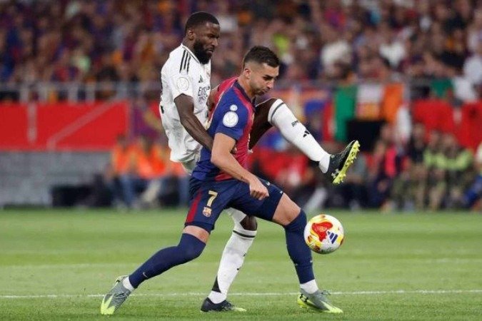 Rudiger em ação na final da Copa do Rei da Espanha -  (crédito: Foto: Divulgação)