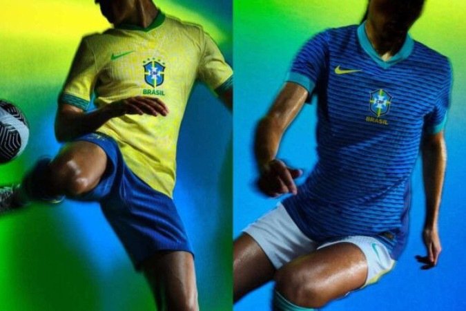 Possível lançamento de novo uniforme da Seleção em cor alternativa causa revolta em grande parte de brasileiros - (crédito: Foto: Divulgação/Nike/CBF) Possível lançamento de novo uniforme da Seleção em cor alternativa causa revolta em grande parte de brasileiros - (crédito: Foto: Divulgação/Nike/CBF)