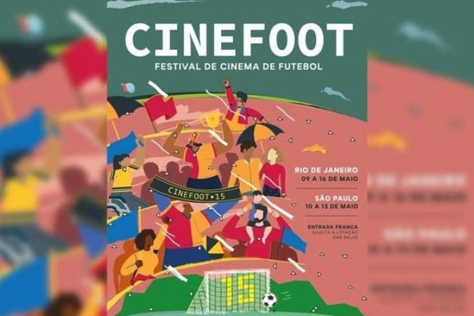 CineFoot celebra 15 anos com exibição de filmes sobre Flamengo, Vasco, Fluminense e Botafogo -  (crédito: Foto: Divulgação)