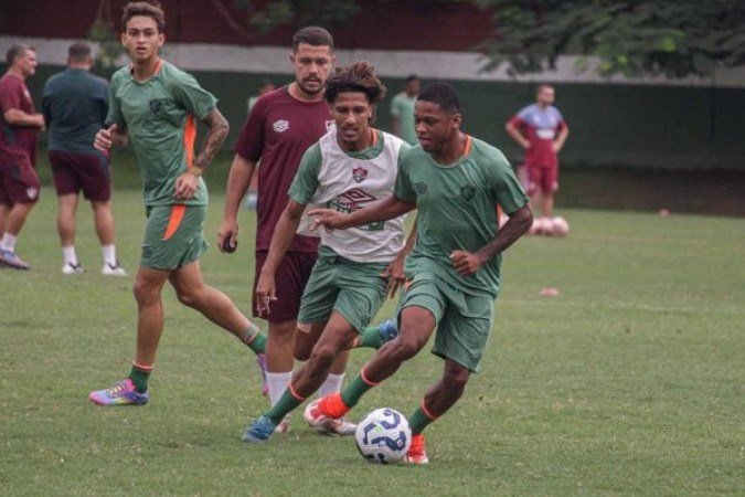 Fluminense tenta dar salto na classificação do Brasileirão sub-20 e encara o Juventude - (crédito: Fotos: Leonardo Brasil/FFC) Fluminense tenta dar salto na classificação do Brasileirão sub-20 e encara o Juventude - (crédito: Fotos: Leonardo Brasil/FFC)