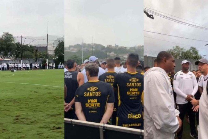 Torcida Jovem detalha como foi invasão no CT do Santos - (crédito: Foto: Reprodução) Torcida Jovem detalha como foi invasão no CT do Santos - (crédito: Foto: Reprodução)