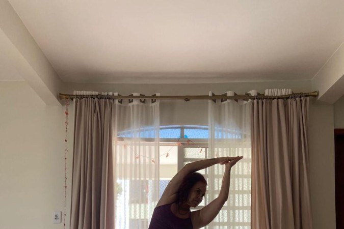 Margot começou na ioga ainda na adolescência