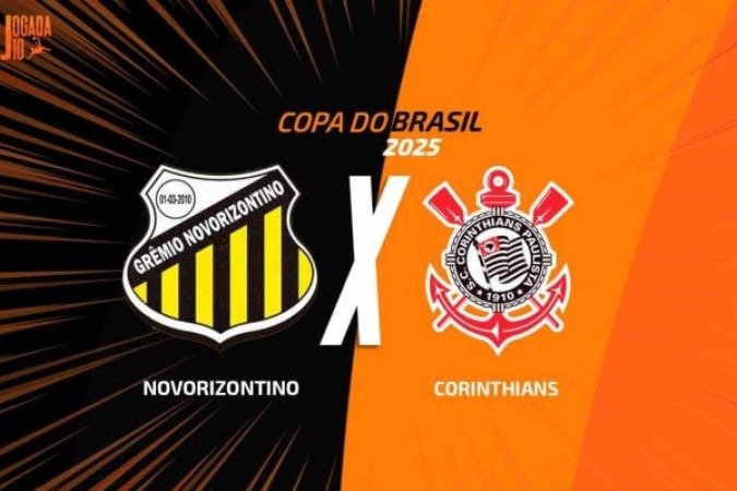 Novorizontino e Corinthians brigam por vaga nas oitavas de final da Copa do Brasil - (crédito: Foto: Arte/Jogada10) Novorizontino e Corinthians brigam por vaga nas oitavas de final da Copa do Brasil - (crédito: Foto: Arte/Jogada10)