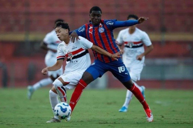 São Paulo e Bahia mediram forças nesta terça-feira, no Canindé -  (crédito: Foto: Miguel Schincariol / São Paulo FC)