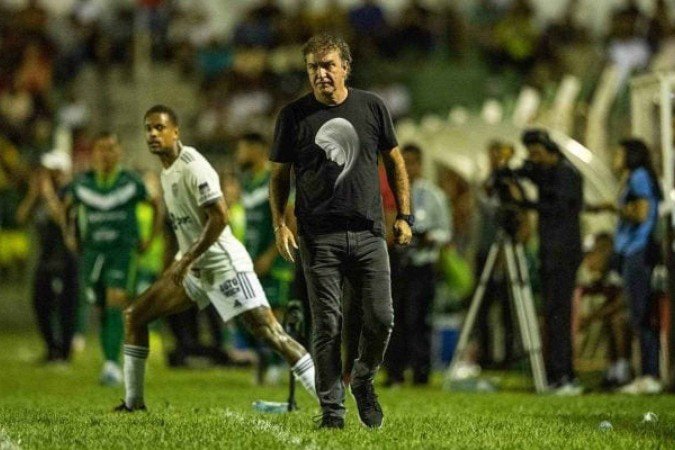 Cuca destacou o poder de reação do Atlético-MG contra o Maringá -  (crédito: - Foto: Pedro Souza / Atlético)