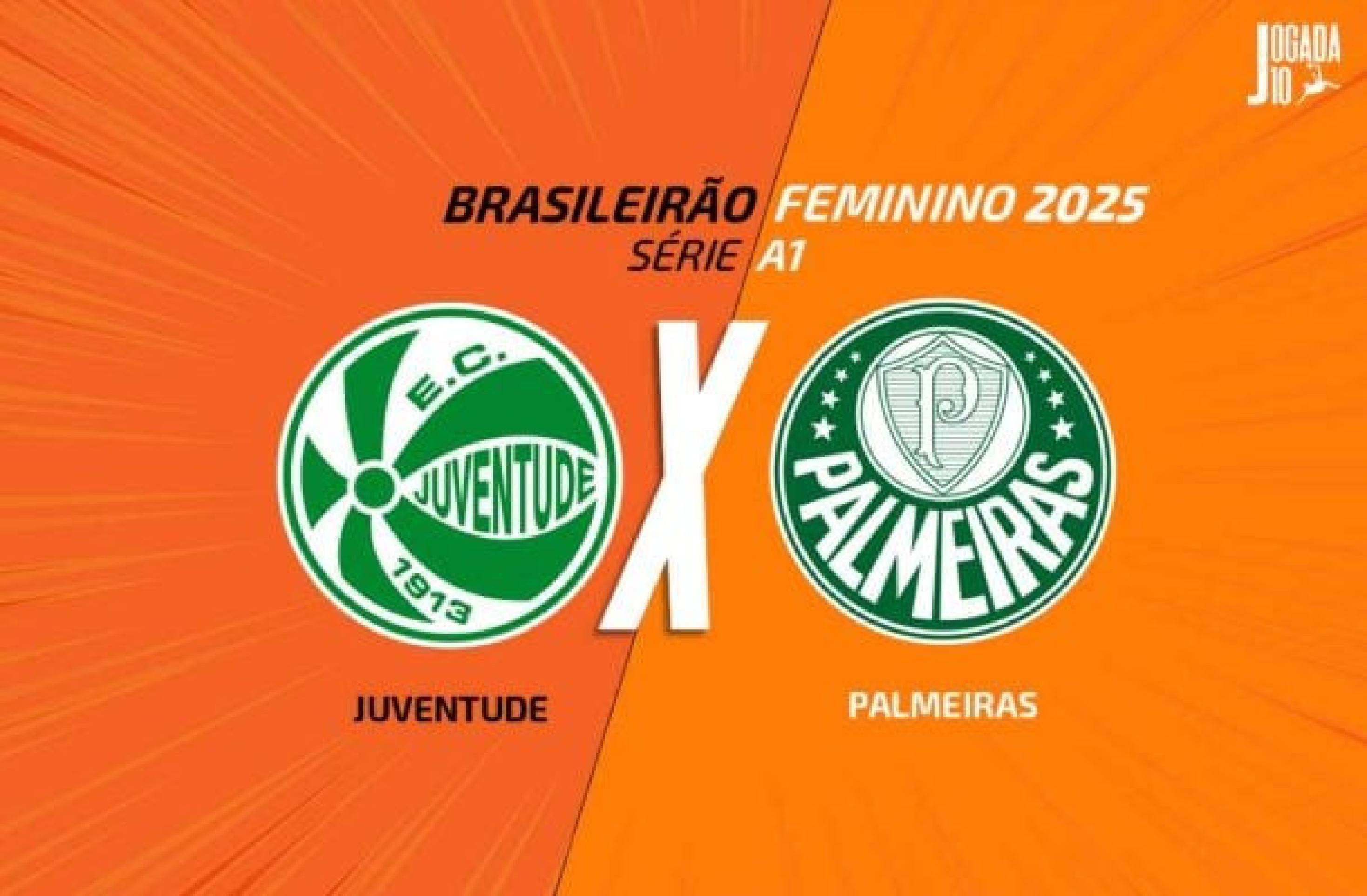 Juventude x Palmeiras (feminino): onde assistir, escalações e arbitragem