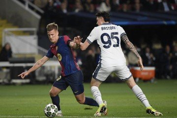 Barcelona e Inter decidem no jogo de volta  -  (crédito:  Josep LAGO / AFP)