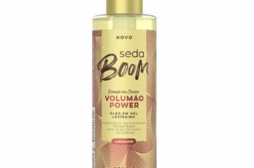 Óleo em Gel Boom Volumão Power Seda 
(R$ 14,99) 