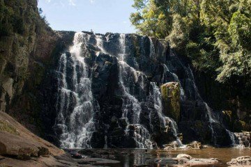 O Salto das Orquídeas era o destino da vítima, que estava grávida de 2 meses  -  (crédito: Prefeitura de Sapopema / PR)