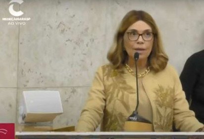 A vereadora Cris Monteiro (Novo) afirmou, na terça-feira (29/4) que 'mulher branca, bonita e rica incomoda' -  (crédito: Divulgação/Câmara Municipal de São Paulo)